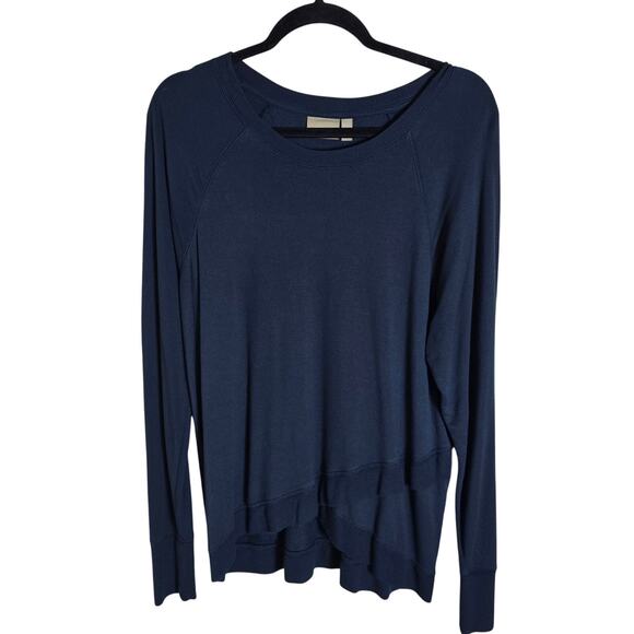 Athleta Criss Cross Sweatshirt - Color: Abyss (Blue) - Large - 489051 - Picture 3 of 5